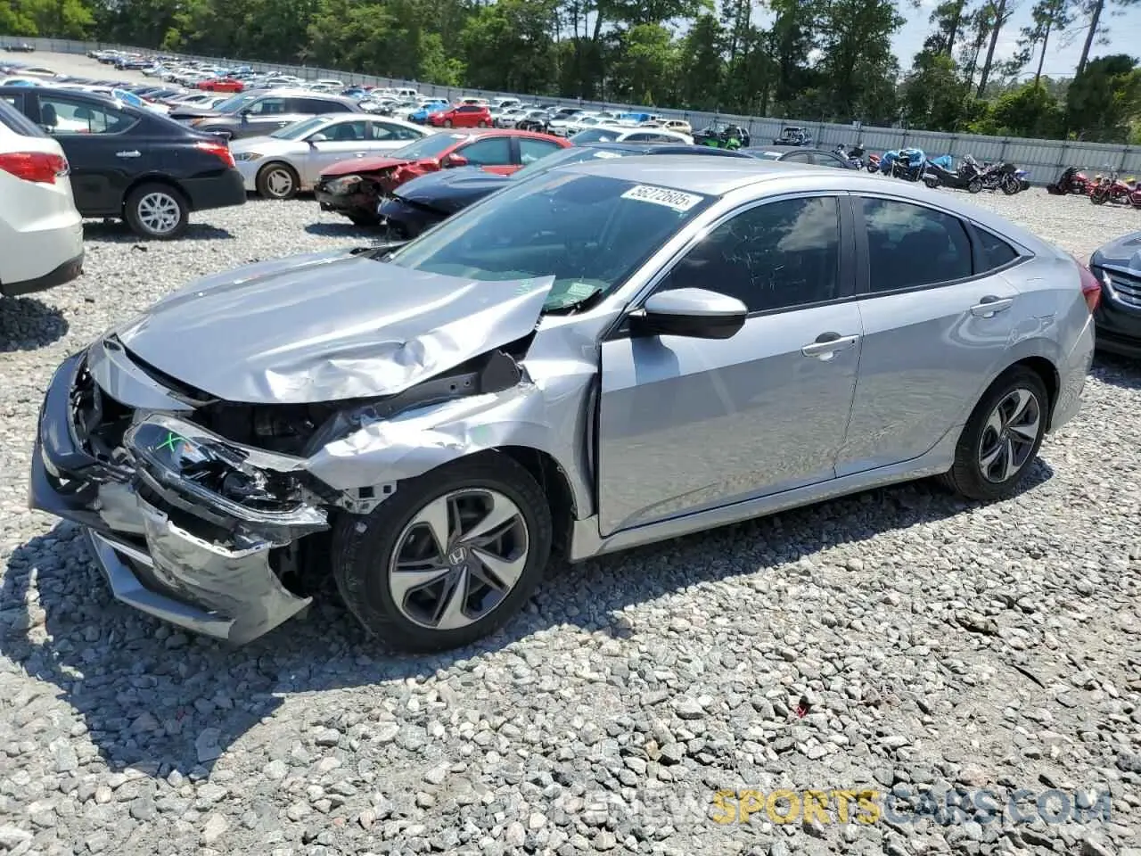 1 Фотография поврежденного автомобиля 19XFC2F60LE009690 HONDA CIVIC 2020