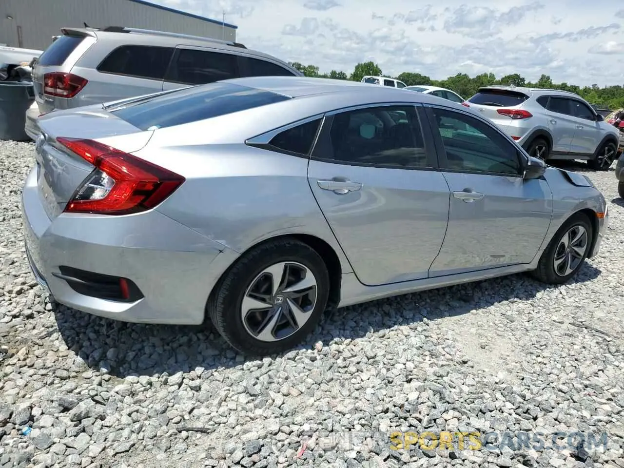 3 Фотография поврежденного автомобиля 19XFC2F60LE009690 HONDA CIVIC 2020