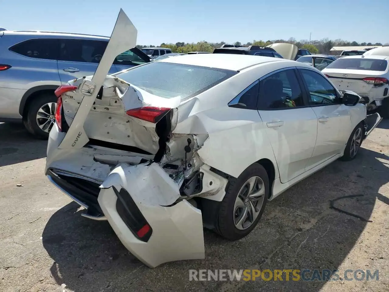 3 Photograph of a damaged car 19XFC2F60LE009785 HONDA CIVIC 2020