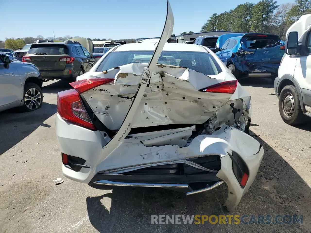 6 Photograph of a damaged car 19XFC2F60LE009785 HONDA CIVIC 2020