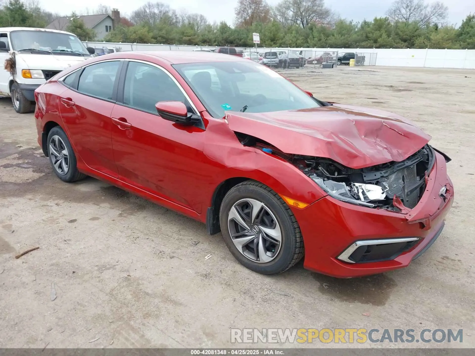 1 Photograph of a damaged car 19XFC2F61LE022058 HONDA CIVIC 2020