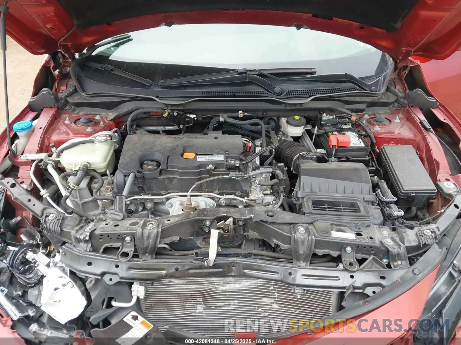10 Photograph of a damaged car 19XFC2F61LE022058 HONDA CIVIC 2020