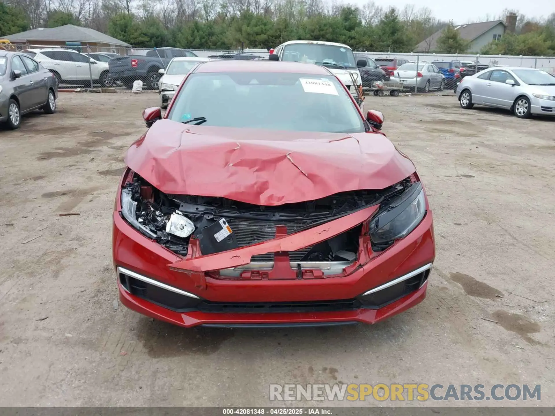 12 Photograph of a damaged car 19XFC2F61LE022058 HONDA CIVIC 2020