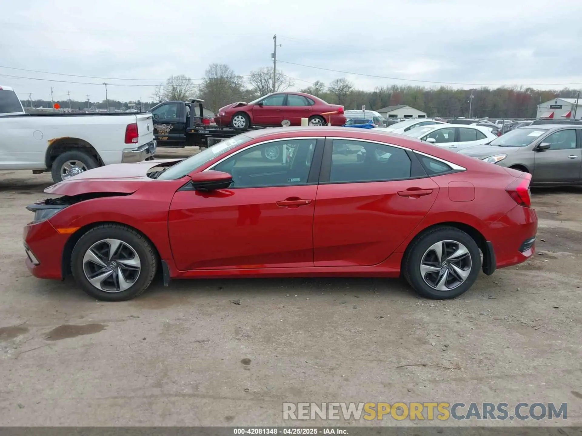 14 Photograph of a damaged car 19XFC2F61LE022058 HONDA CIVIC 2020
