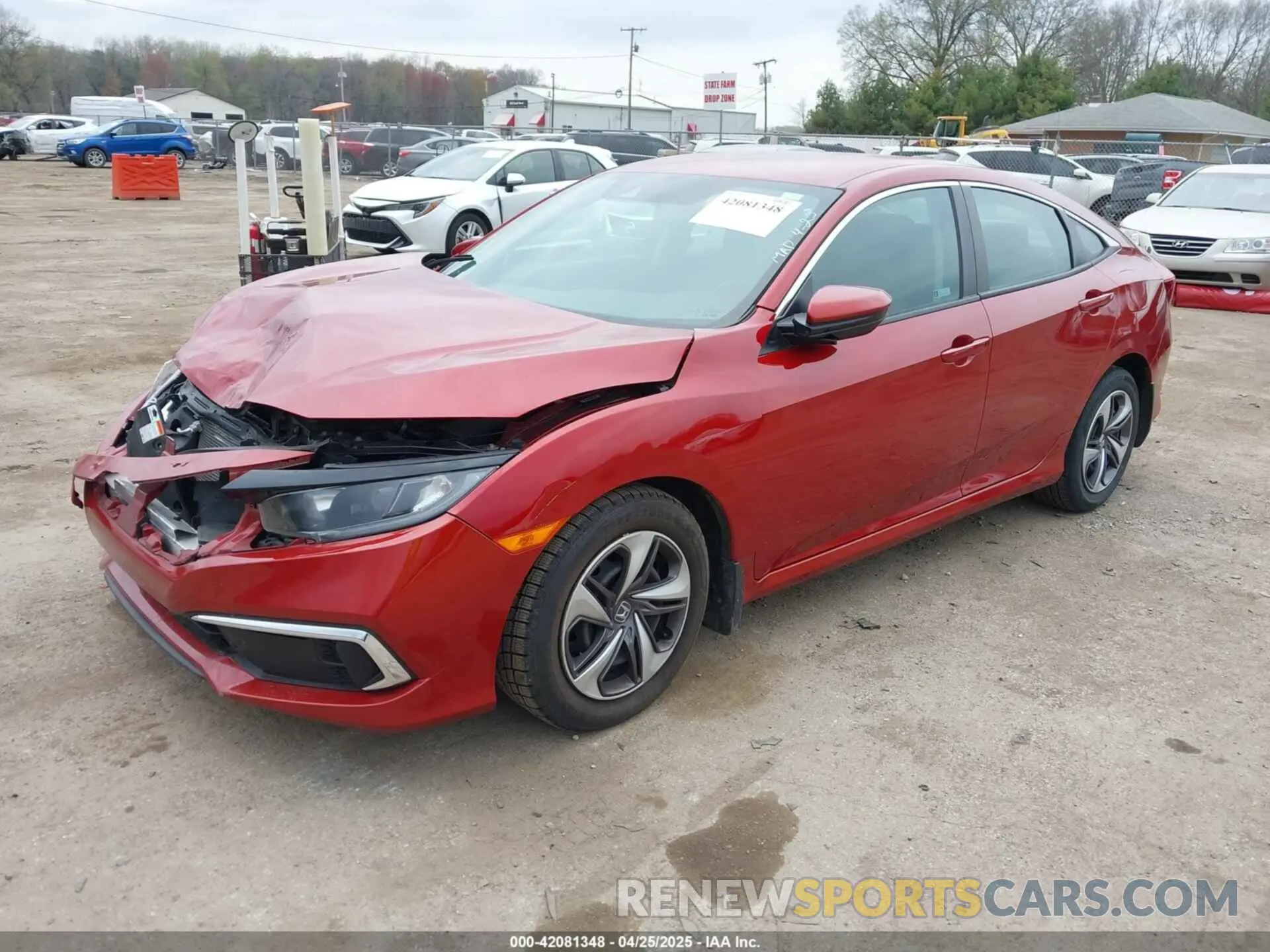 2 Photograph of a damaged car 19XFC2F61LE022058 HONDA CIVIC 2020