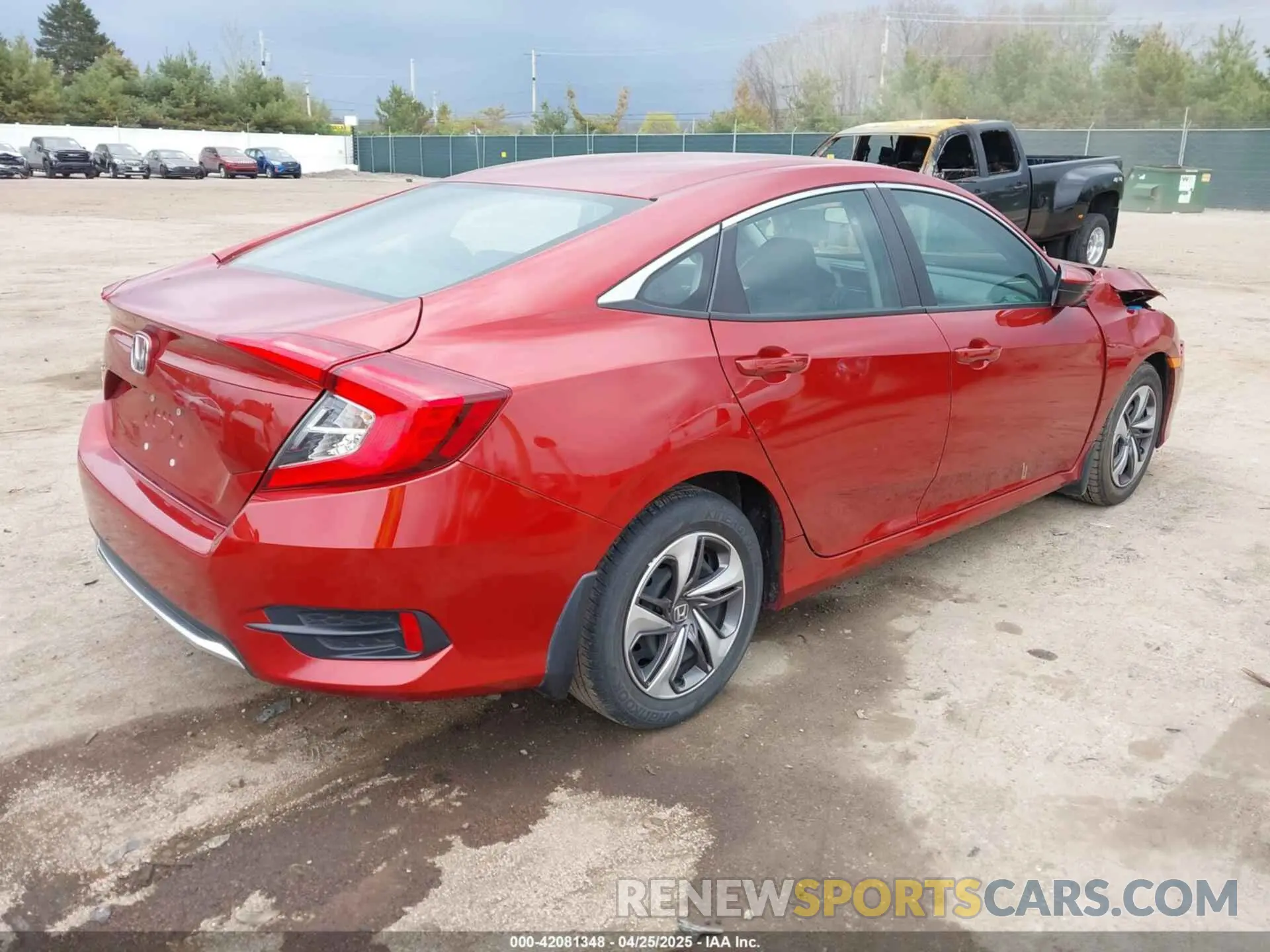 4 Photograph of a damaged car 19XFC2F61LE022058 HONDA CIVIC 2020