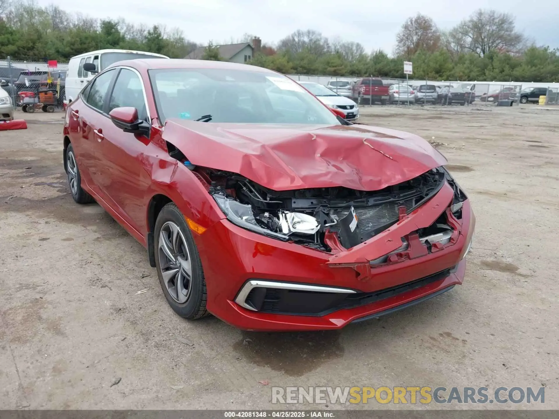 6 Photograph of a damaged car 19XFC2F61LE022058 HONDA CIVIC 2020
