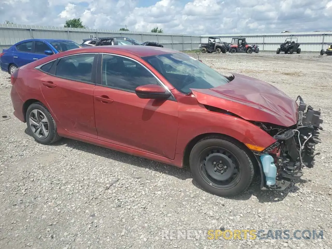 4 Photograph of a damaged car 19XFC2F61LE024036 HONDA CIVIC 2020