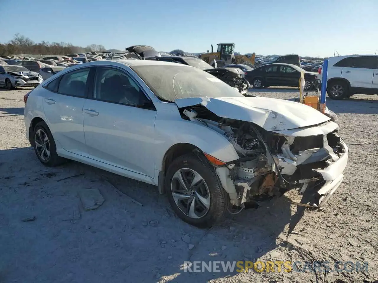 4 Фотография поврежденного автомобиля 19XFC2F62LE004930 HONDA CIVIC 2020