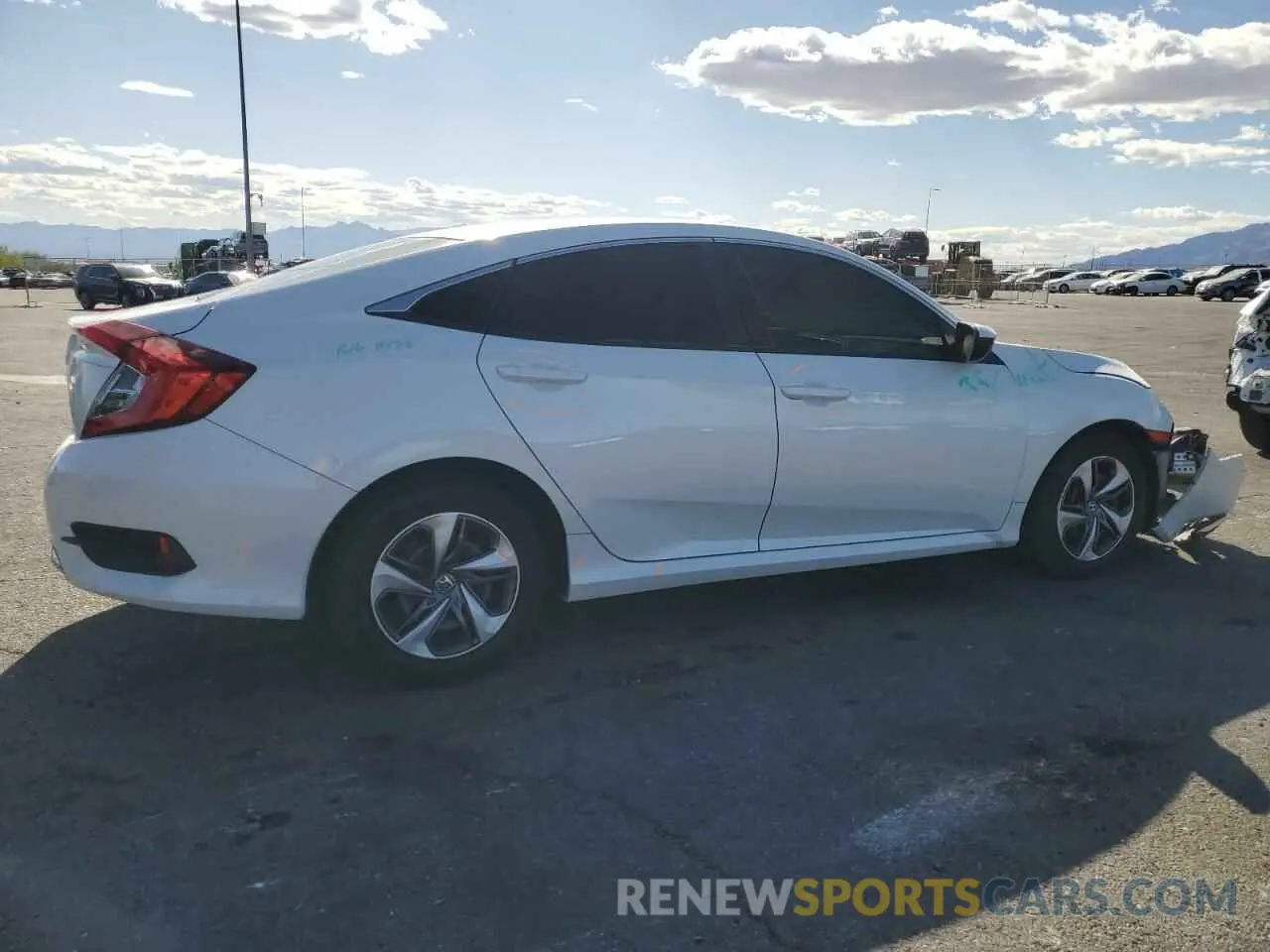 3 Photograph of a damaged car 19XFC2F62LE023770 HONDA CIVIC 2020