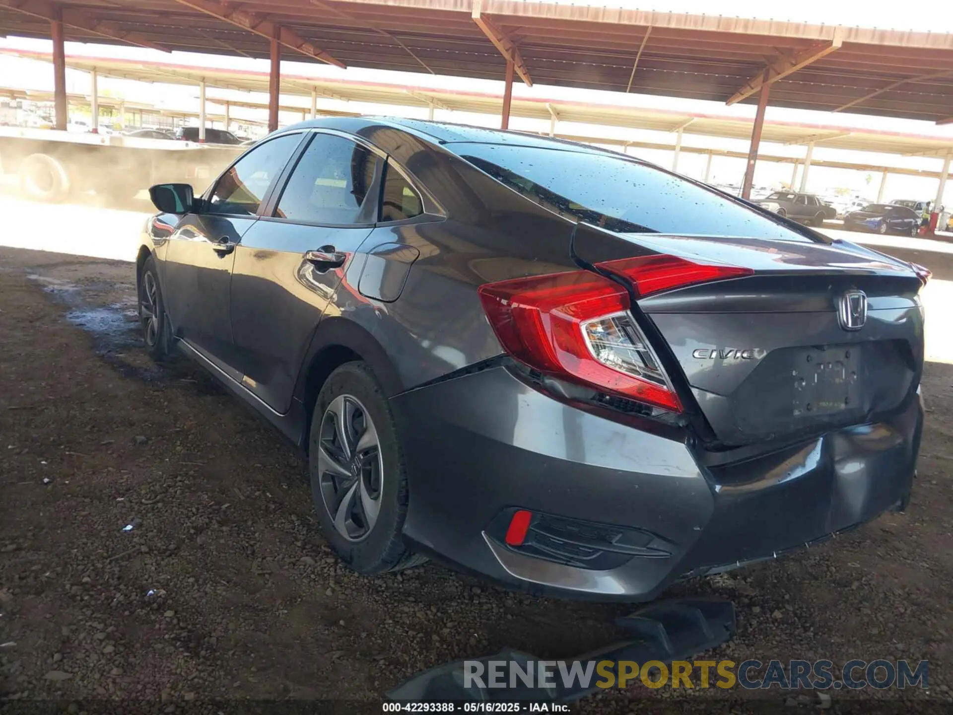 3 Photograph of a damaged car 19XFC2F63LE007285 HONDA CIVIC 2020