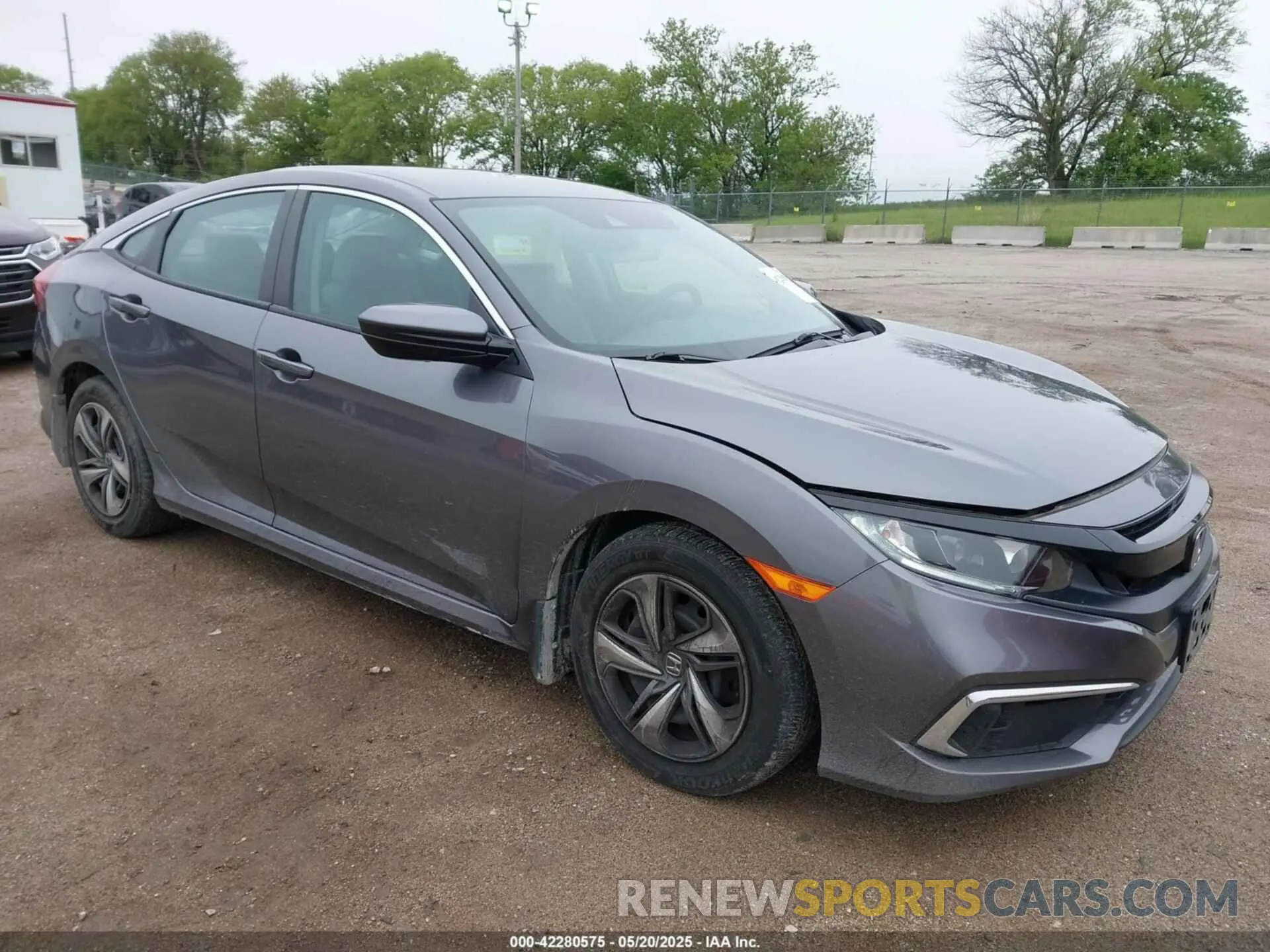 1 Фотография поврежденного автомобиля 19XFC2F63LE027259 HONDA CIVIC 2020