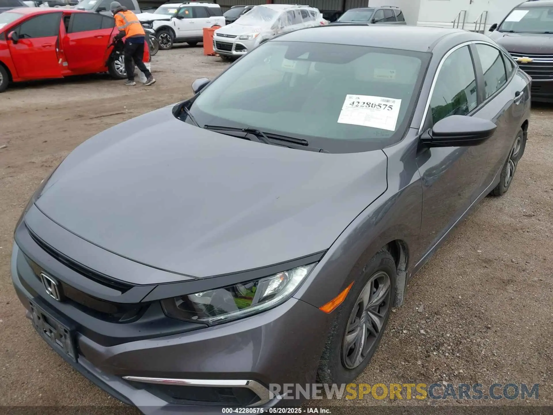 6 Фотография поврежденного автомобиля 19XFC2F63LE027259 HONDA CIVIC 2020