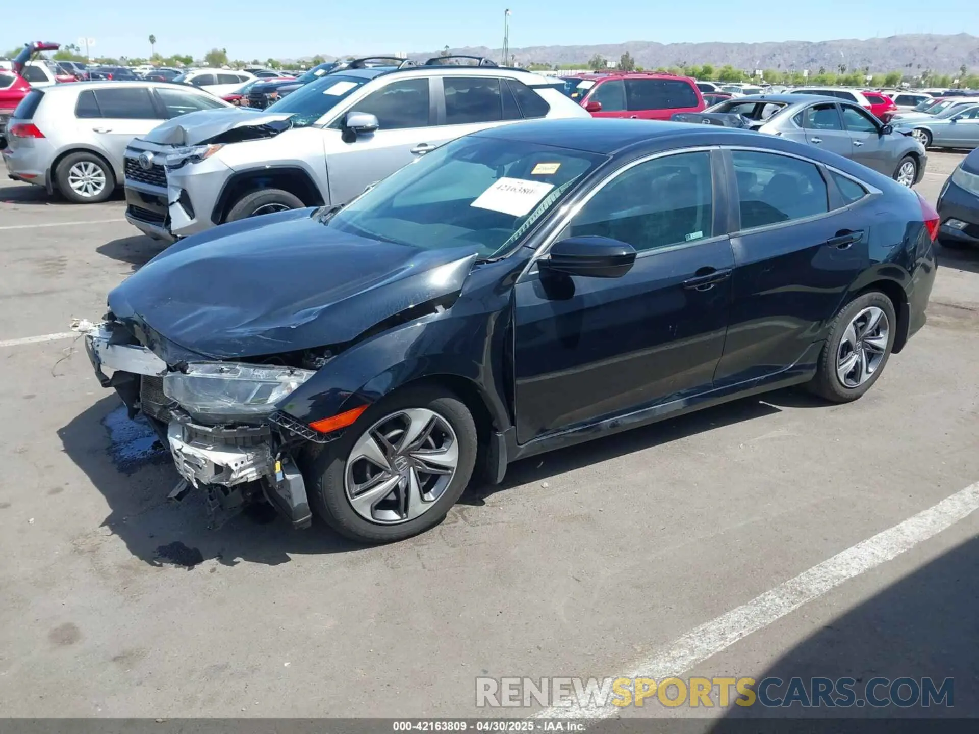 2 Photograph of a damaged car 19XFC2F63LE210936 HONDA CIVIC 2020