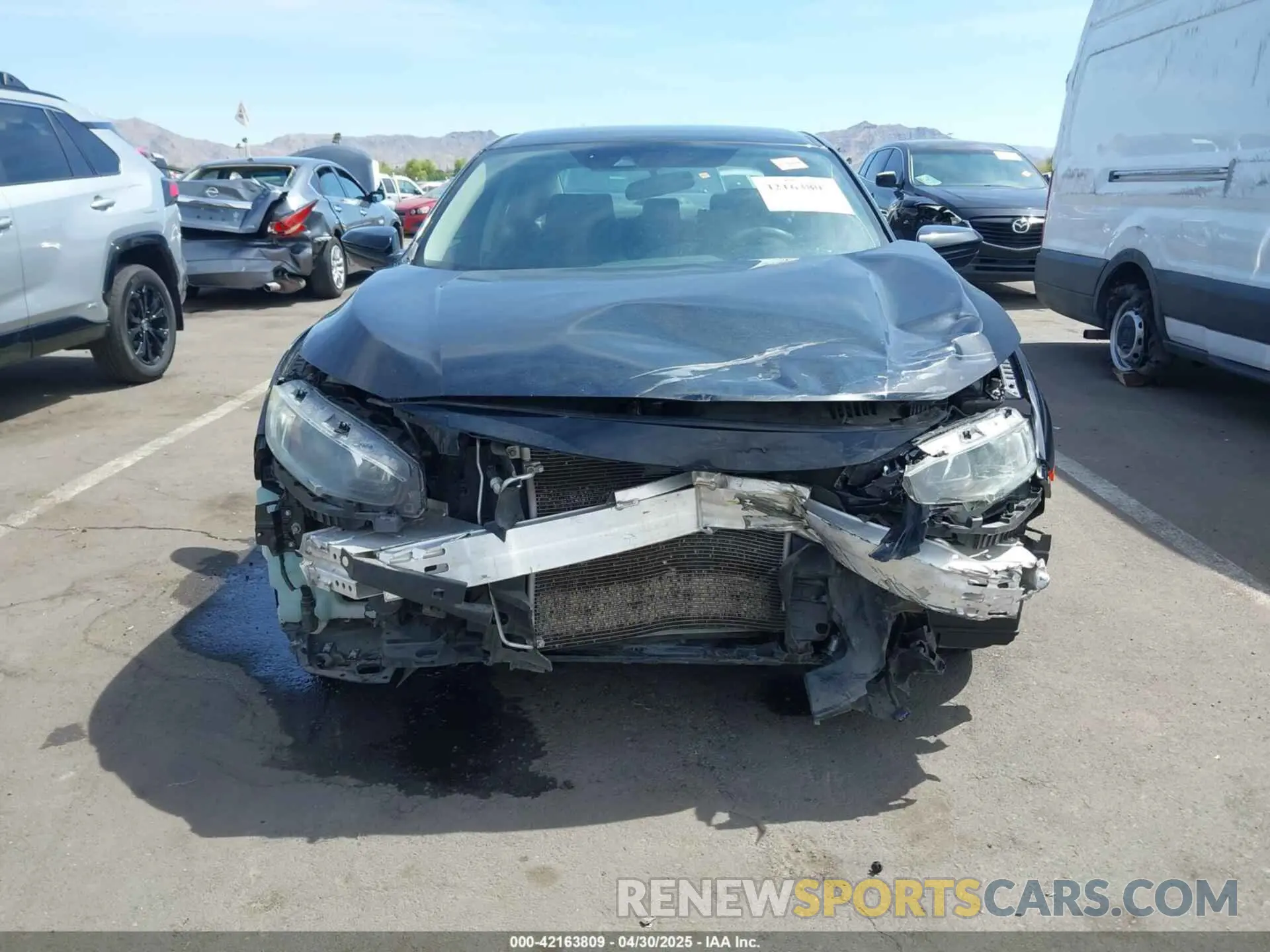 6 Photograph of a damaged car 19XFC2F63LE210936 HONDA CIVIC 2020