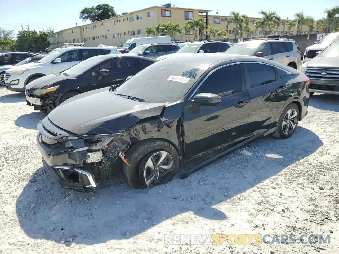 1 Фотография поврежденного автомобиля 19XFC2F64LE021440 HONDA CIVIC 2020