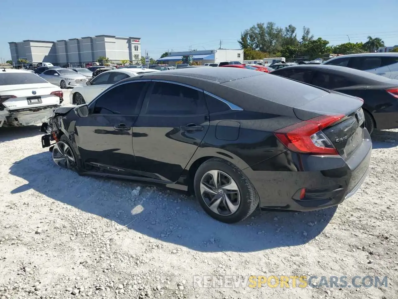 2 Фотография поврежденного автомобиля 19XFC2F64LE021440 HONDA CIVIC 2020