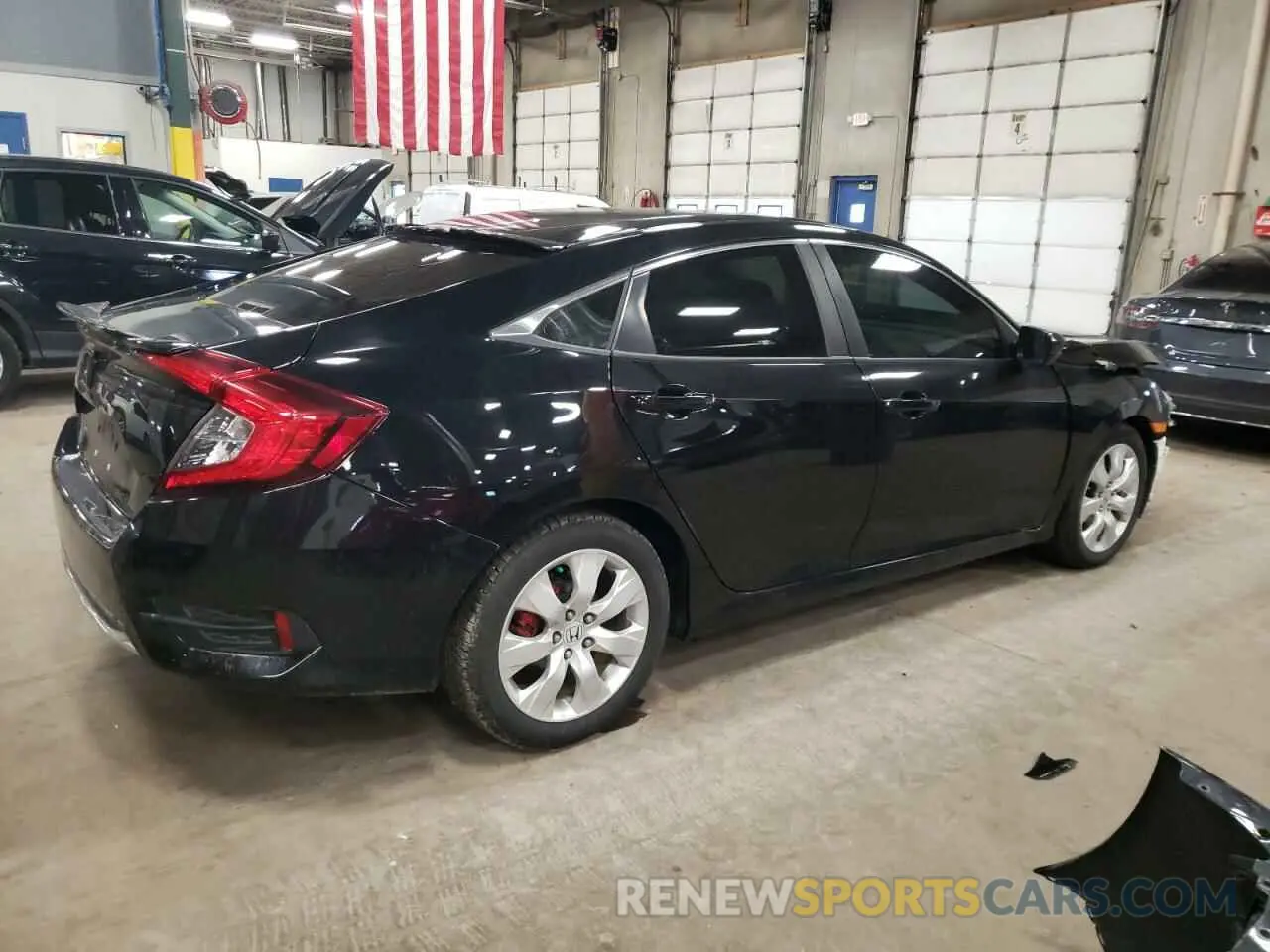 3 Photograph of a damaged car 19XFC2F64LE031045 HONDA CIVIC 2020