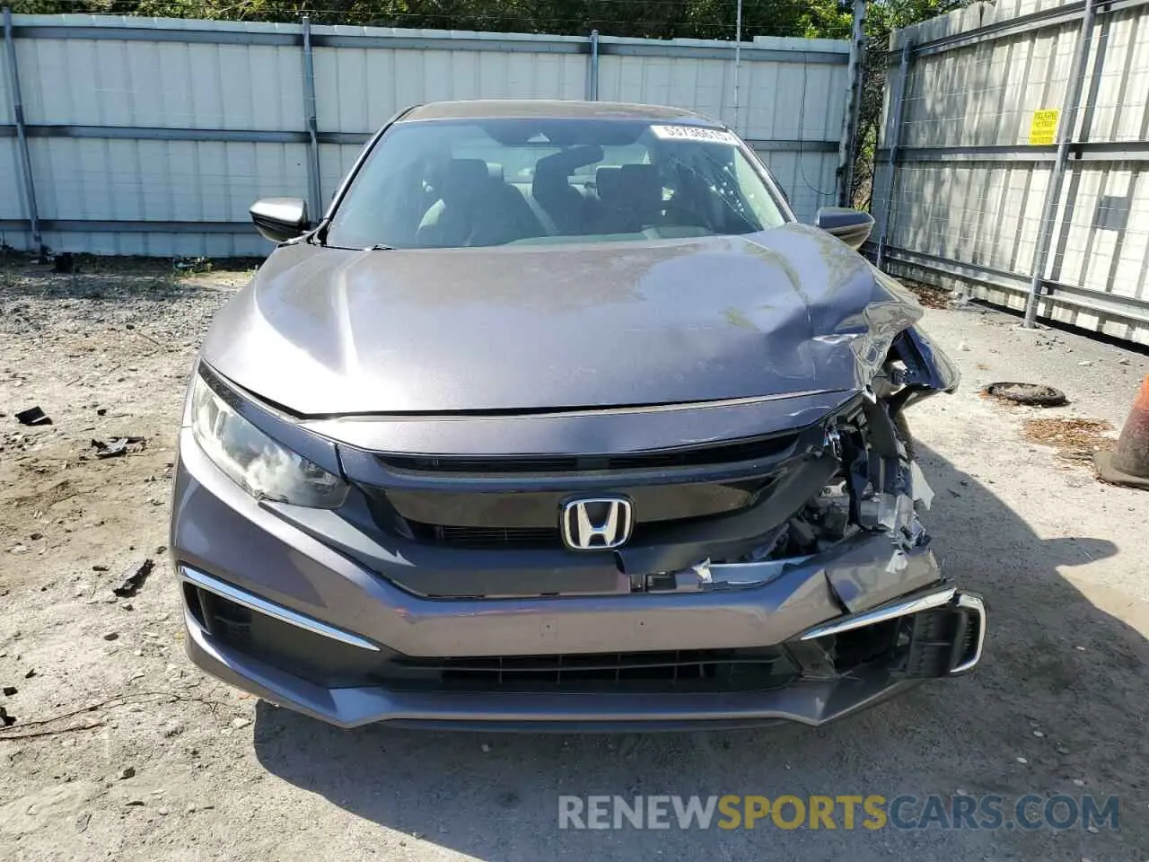 5 Фотография поврежденного автомобиля 19XFC2F65LE012505 HONDA CIVIC 2020