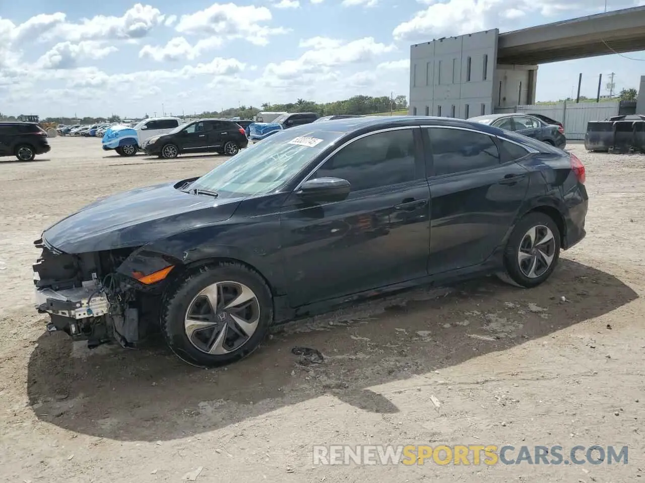 1 Фотография поврежденного автомобиля 19XFC2F65LE019406 HONDA CIVIC 2020