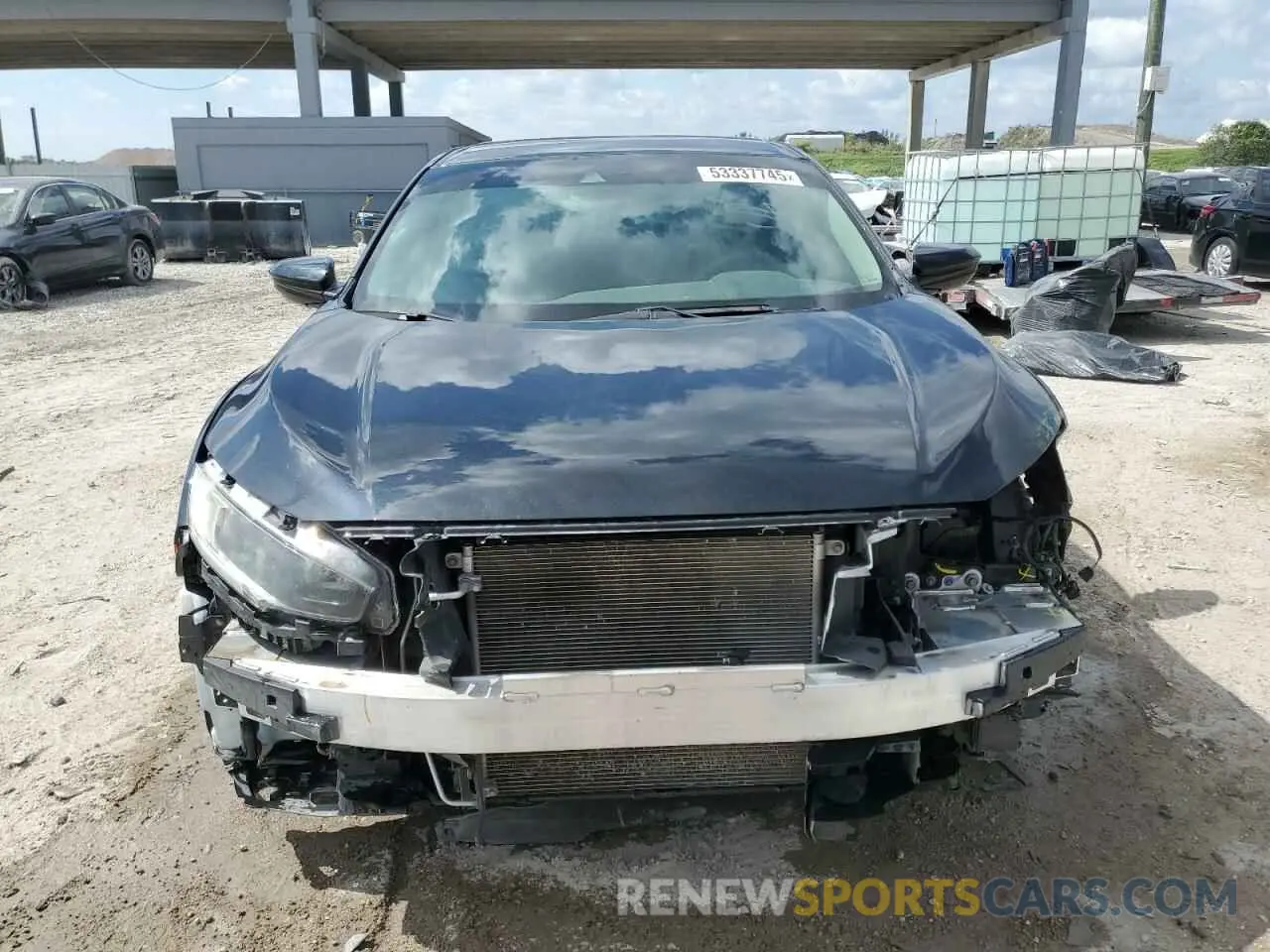 5 Фотография поврежденного автомобиля 19XFC2F65LE019406 HONDA CIVIC 2020