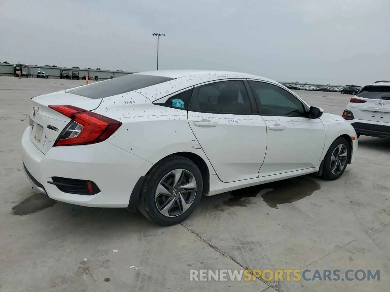 3 Фотография поврежденного автомобиля 19XFC2F65LE024606 HONDA CIVIC 2020