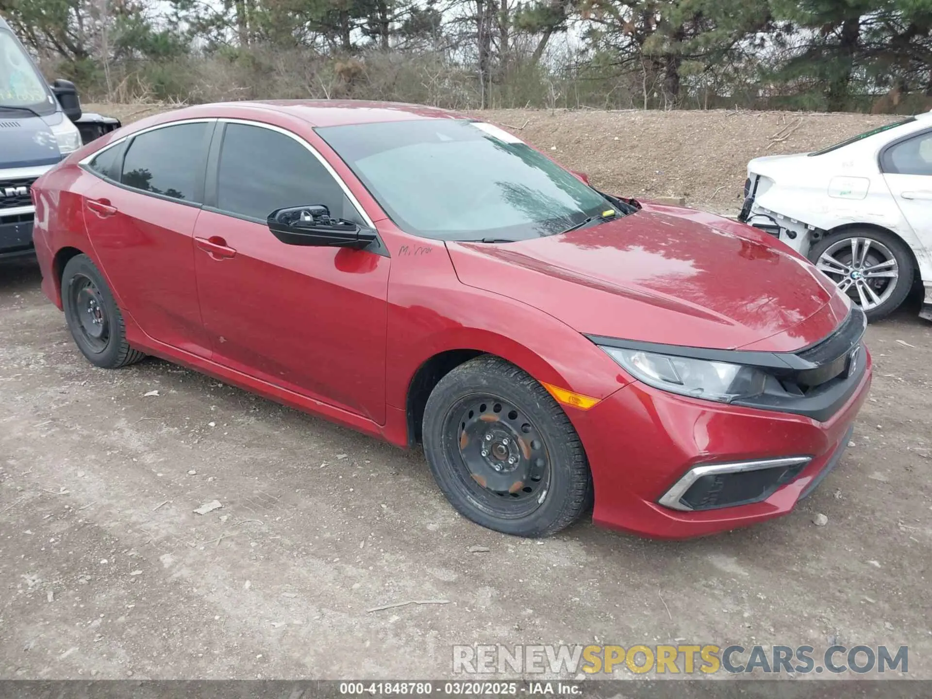 1 Photograph of a damaged car 19XFC2F66LE004879 HONDA CIVIC 2020