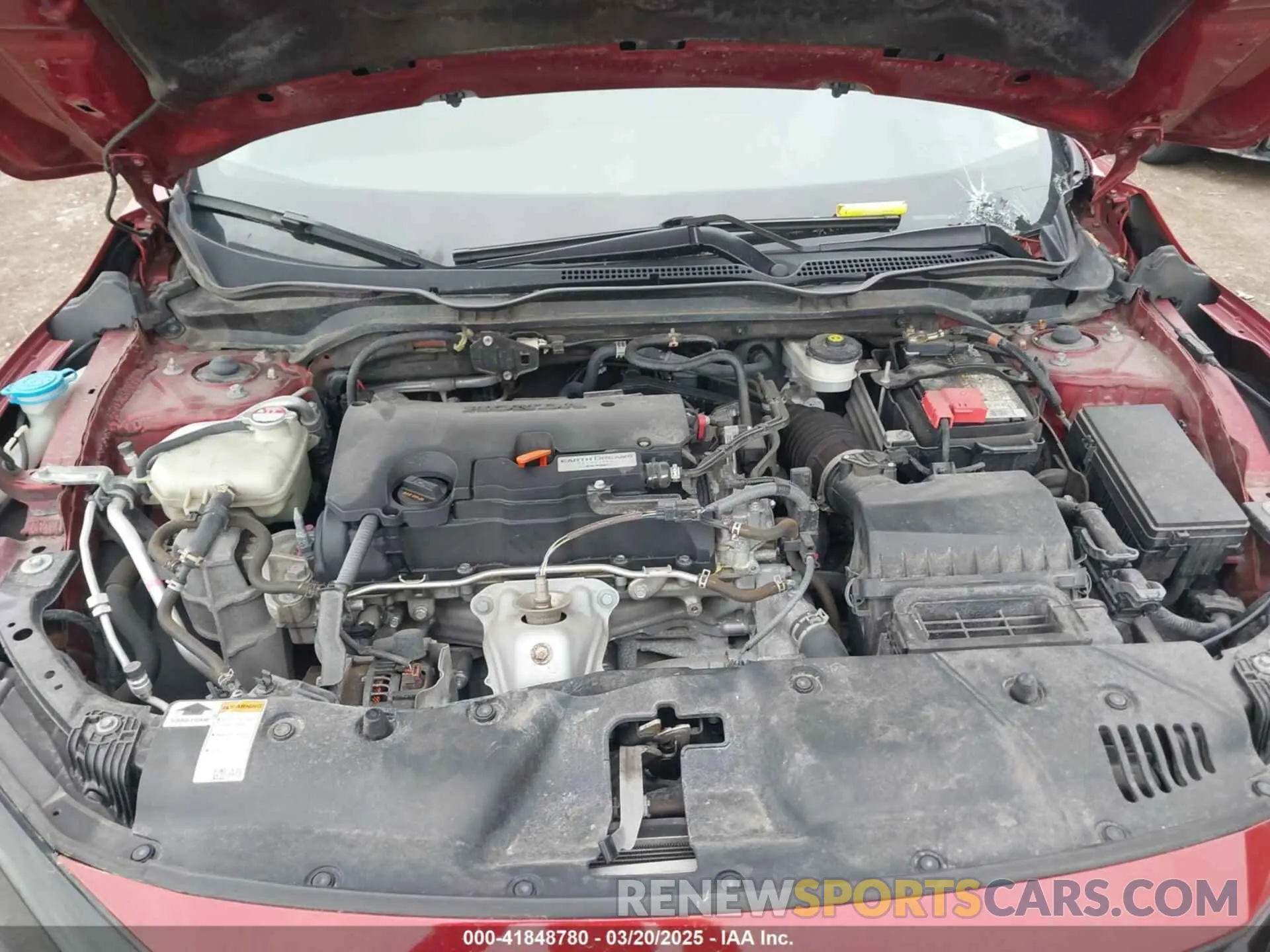 10 Photograph of a damaged car 19XFC2F66LE004879 HONDA CIVIC 2020