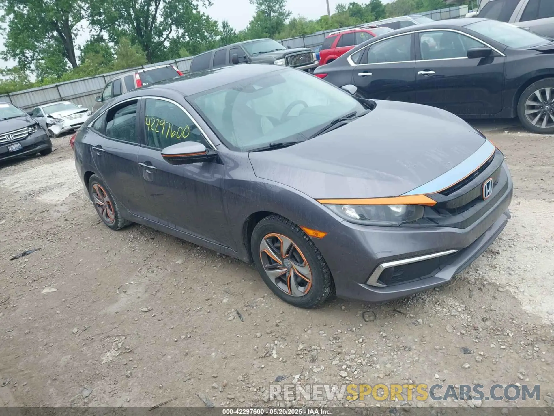1 Фотография поврежденного автомобиля 19XFC2F66LE012481 HONDA CIVIC 2020