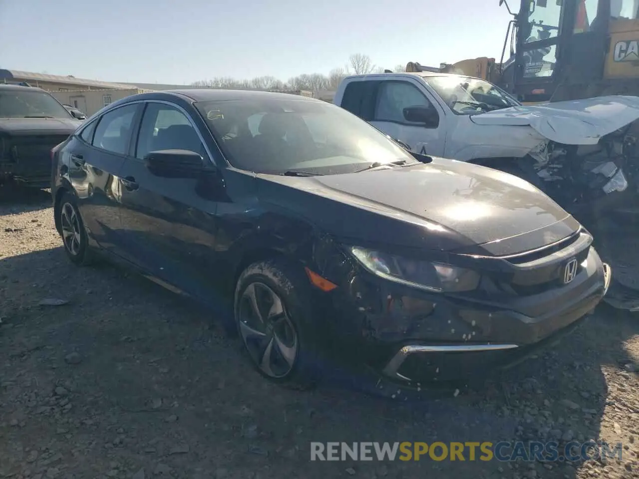 4 Photograph of a damaged car 19XFC2F66LE016868 HONDA CIVIC 2020