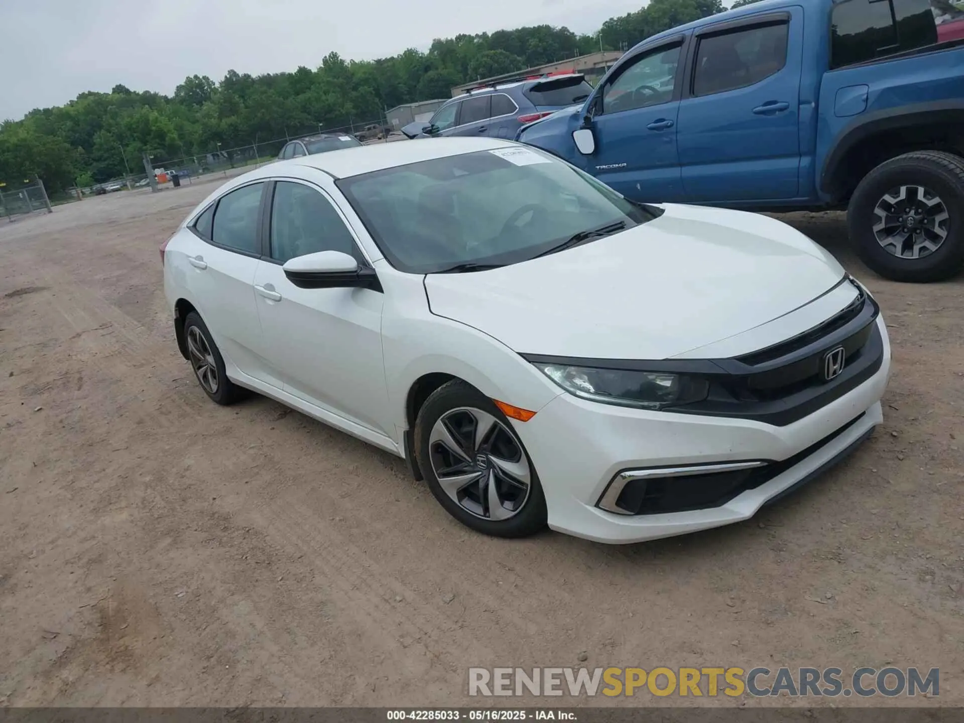 1 Photograph of a damaged car 19XFC2F66LE021813 HONDA CIVIC 2020