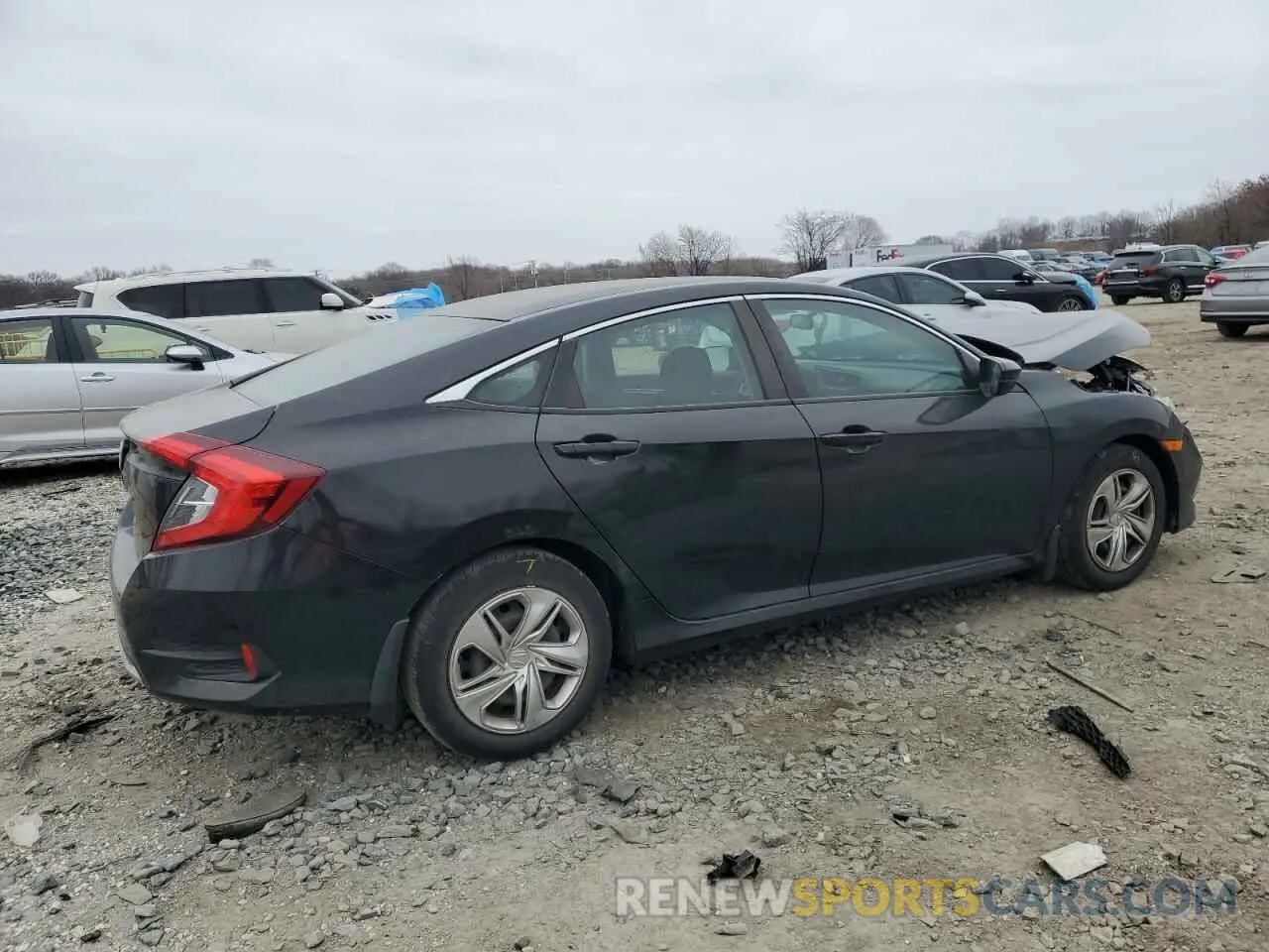 3 Photograph of a damaged car 19XFC2F66LE210882 HONDA CIVIC 2020