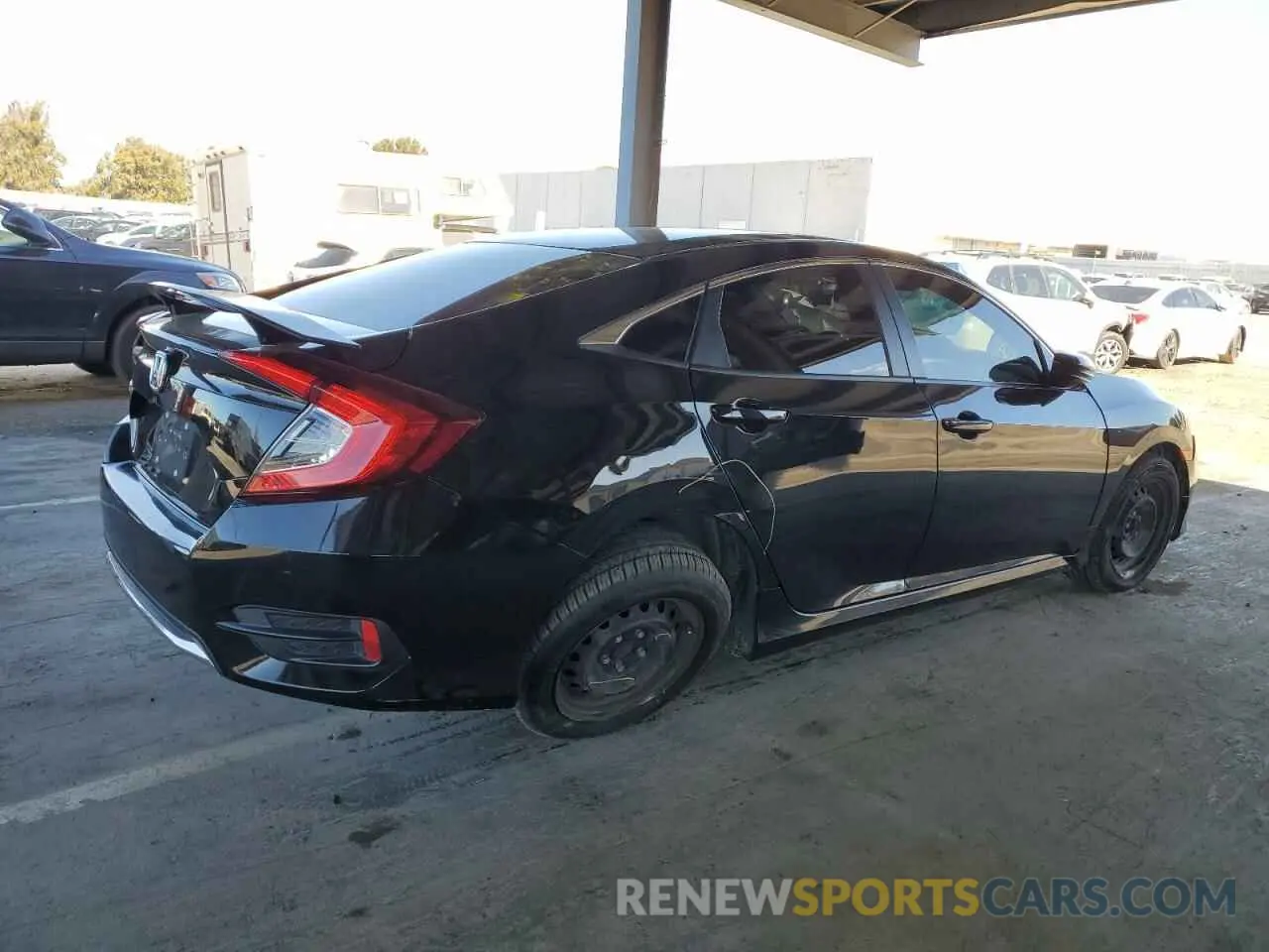 3 Photograph of a damaged car 19XFC2F67LE207134 HONDA CIVIC 2020