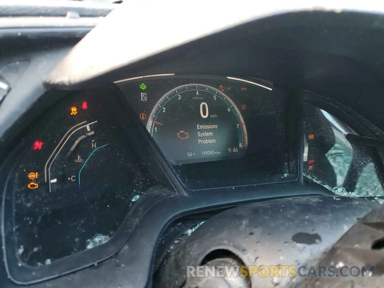 9 Photograph of a damaged car 19XFC2F67LE210258 HONDA CIVIC 2020