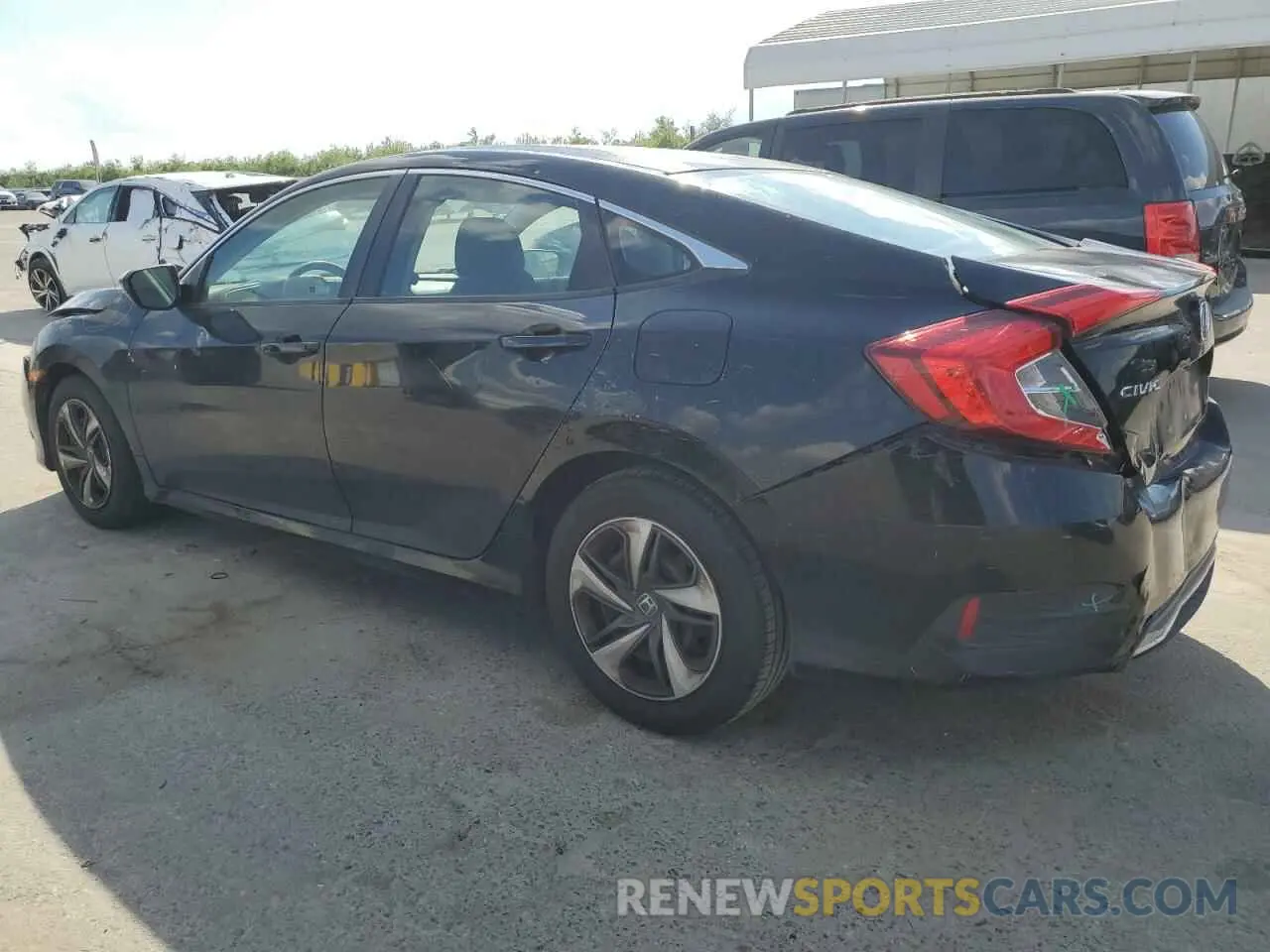 2 Photograph of a damaged car 19XFC2F69LE200315 HONDA CIVIC 2020