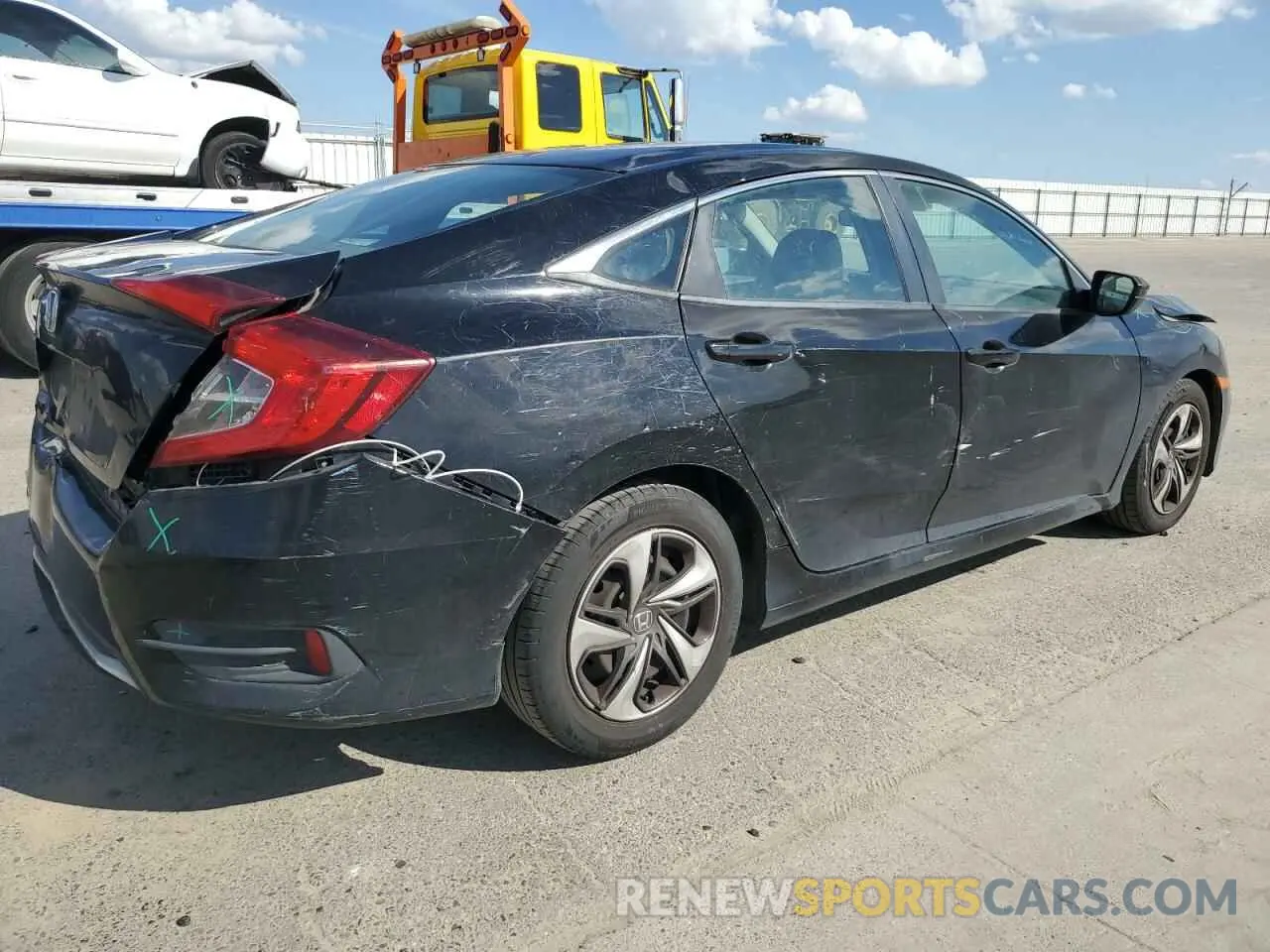 3 Photograph of a damaged car 19XFC2F69LE200315 HONDA CIVIC 2020