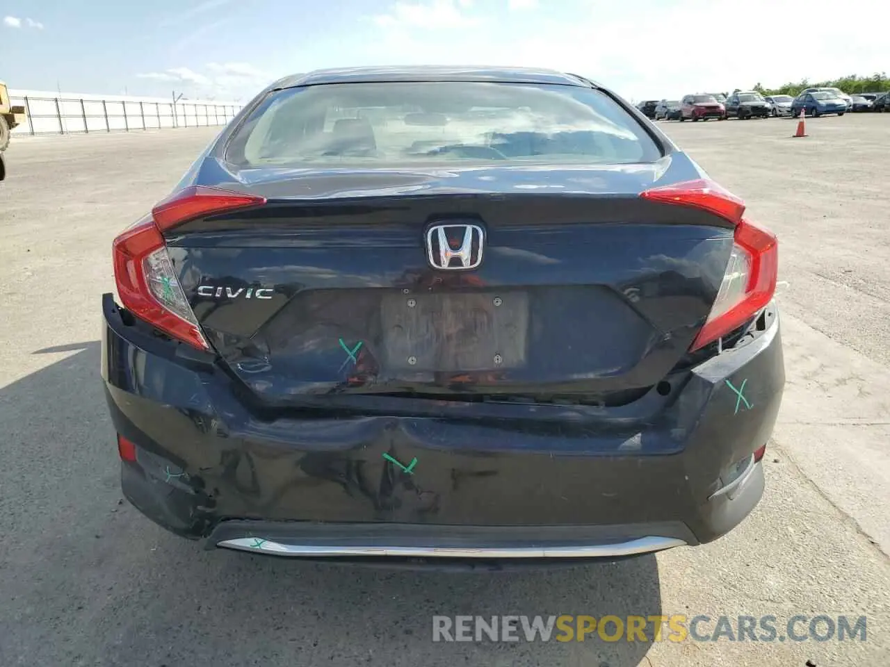 6 Photograph of a damaged car 19XFC2F69LE200315 HONDA CIVIC 2020