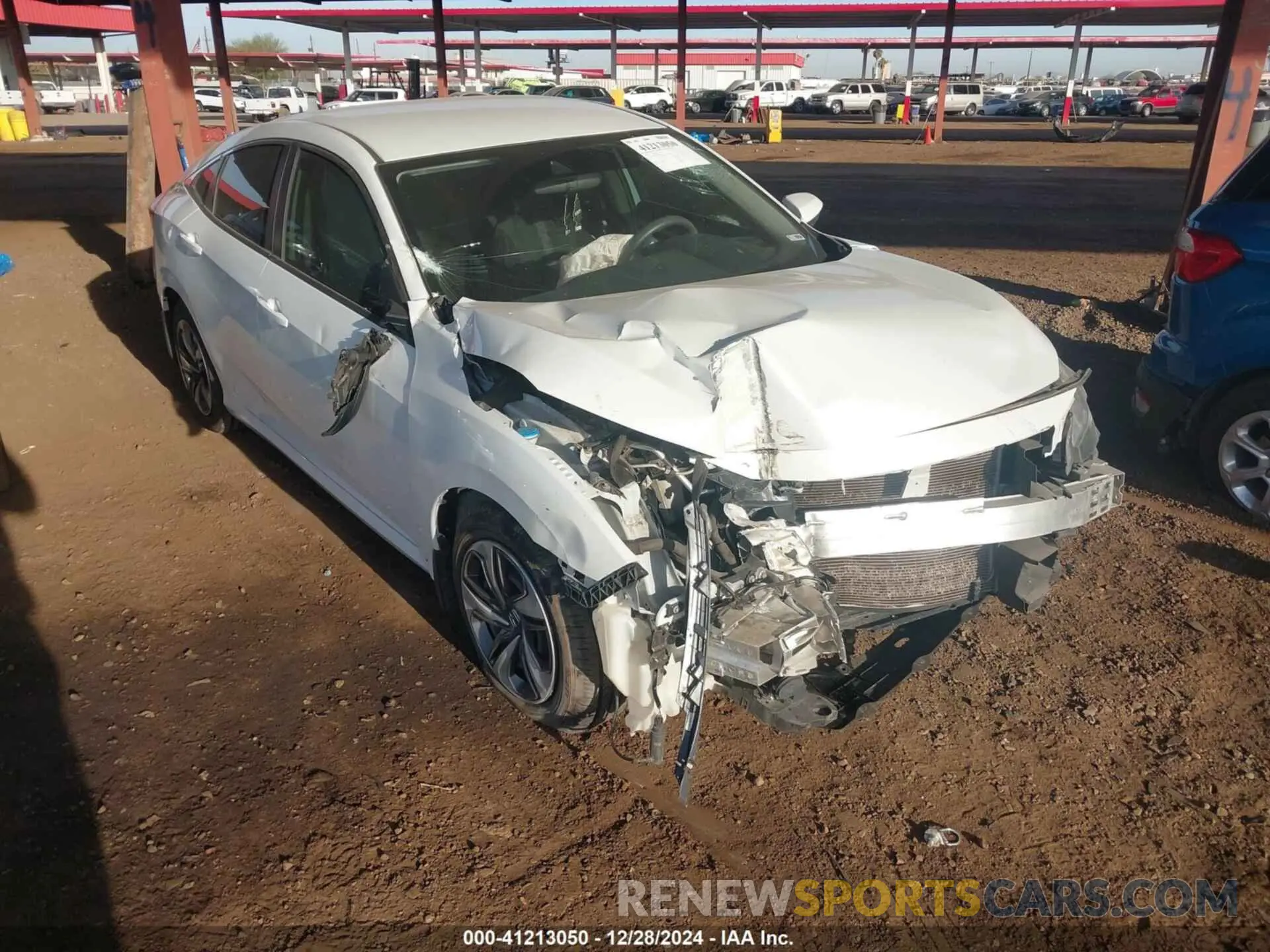 1 Photograph of a damaged car 19XFC2F6XLE014301 HONDA CIVIC 2020