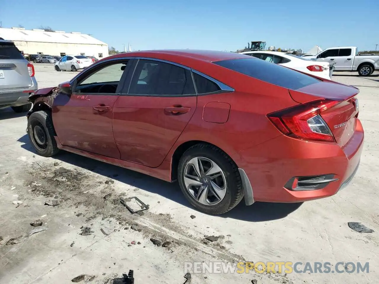 2 Photograph of a damaged car 19XFC2F6XLE022107 HONDA CIVIC 2020