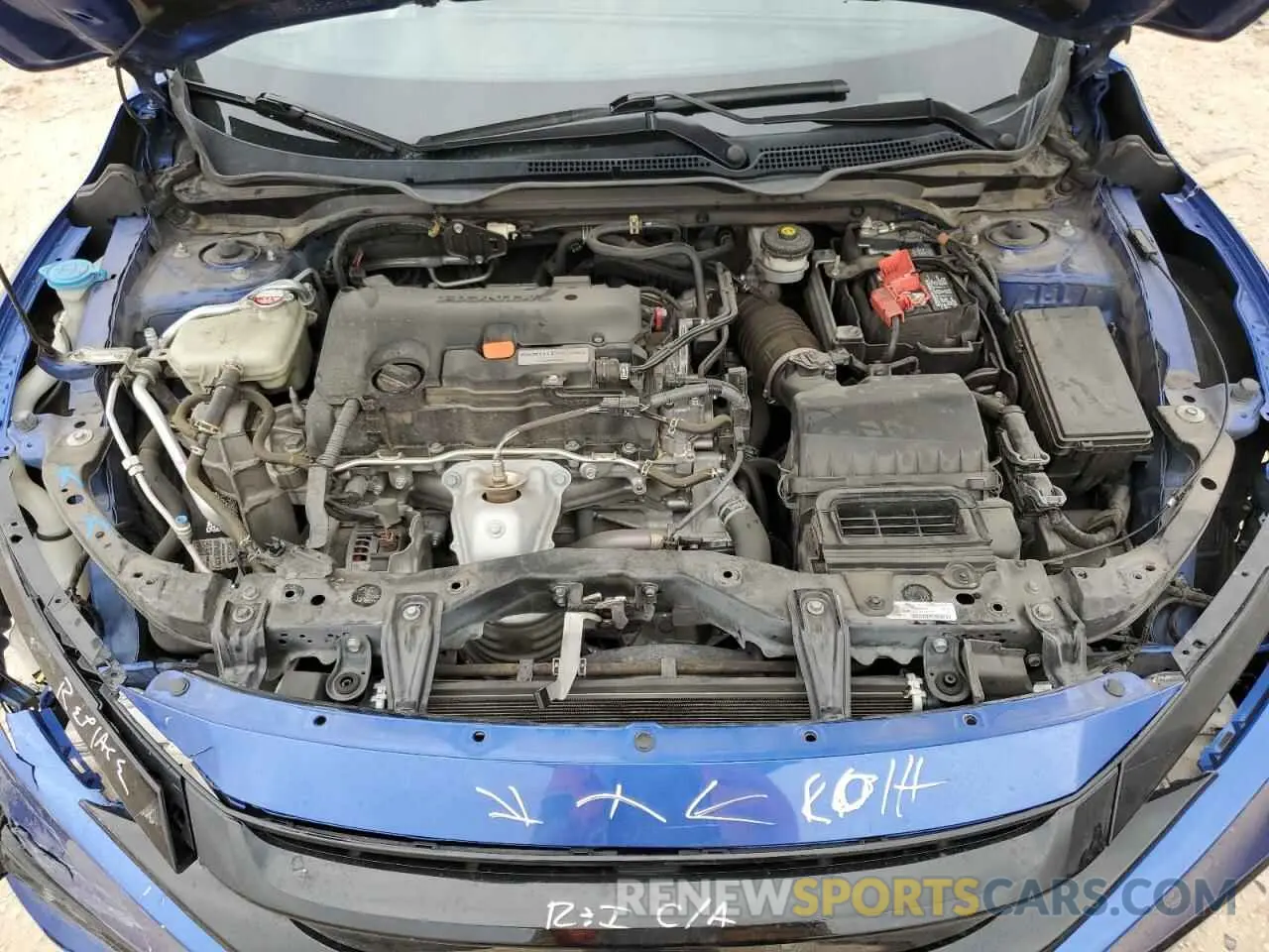 11 Фотография поврежденного автомобиля 19XFC2F80LE025163 HONDA CIVIC 2020