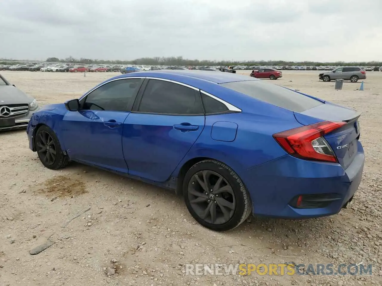 2 Фотография поврежденного автомобиля 19XFC2F80LE025163 HONDA CIVIC 2020