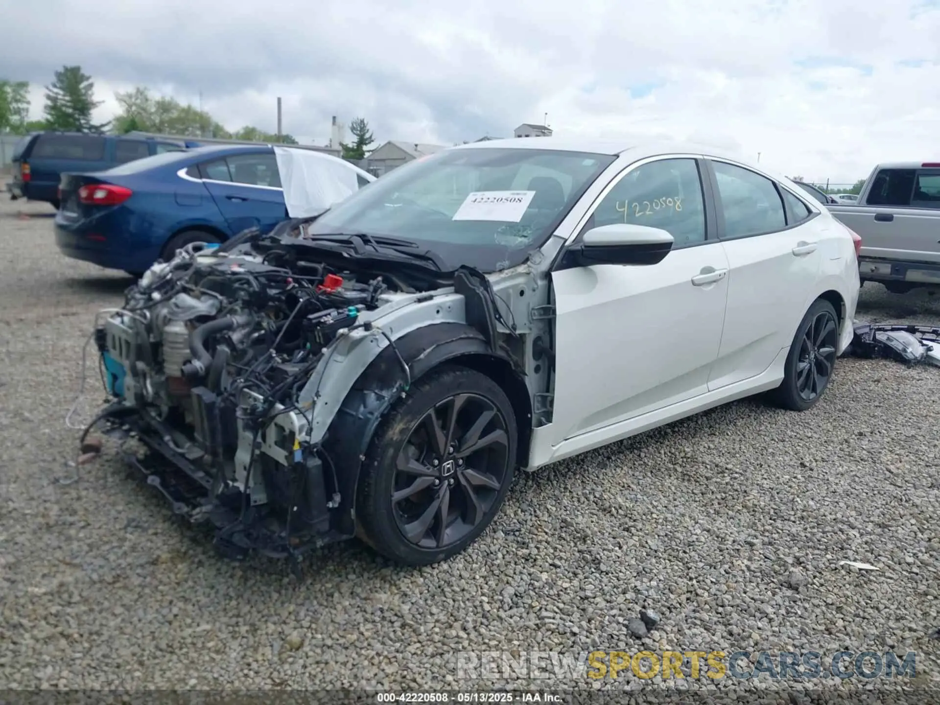 2 Photograph of a damaged car 19XFC2F80LE027799 HONDA CIVIC 2020