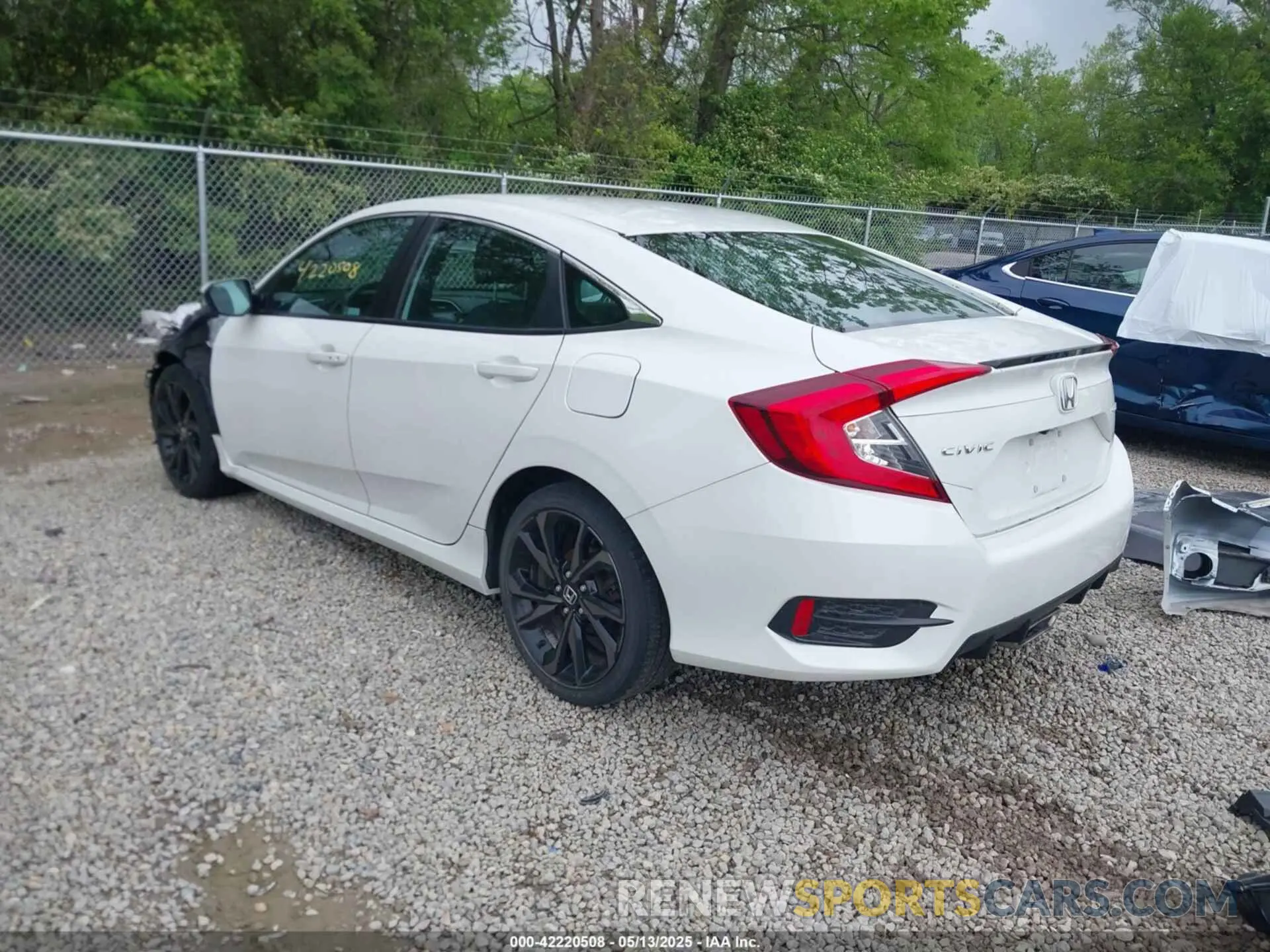 3 Photograph of a damaged car 19XFC2F80LE027799 HONDA CIVIC 2020