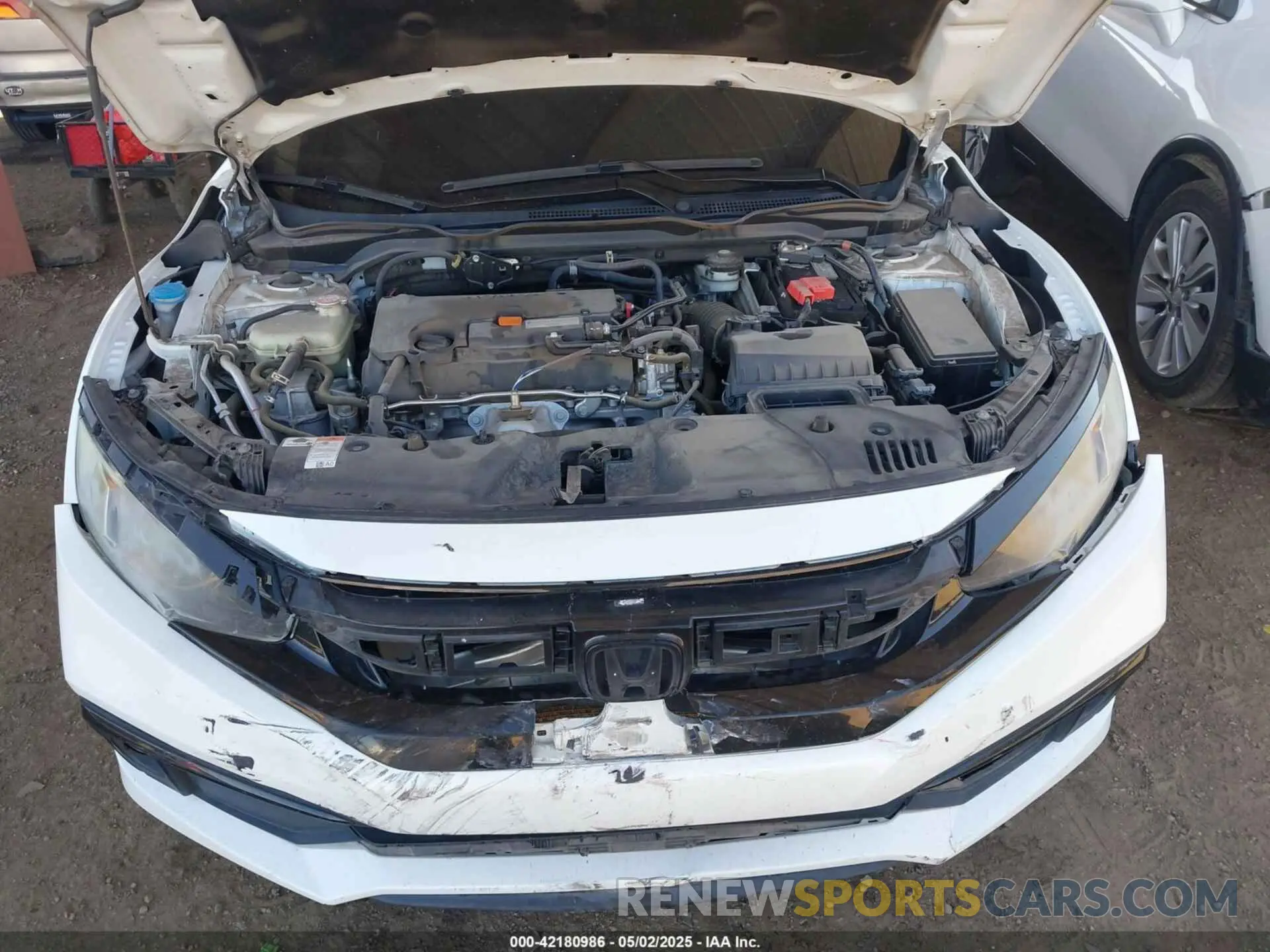 10 Фотография поврежденного автомобиля 19XFC2F81LE016309 HONDA CIVIC 2020