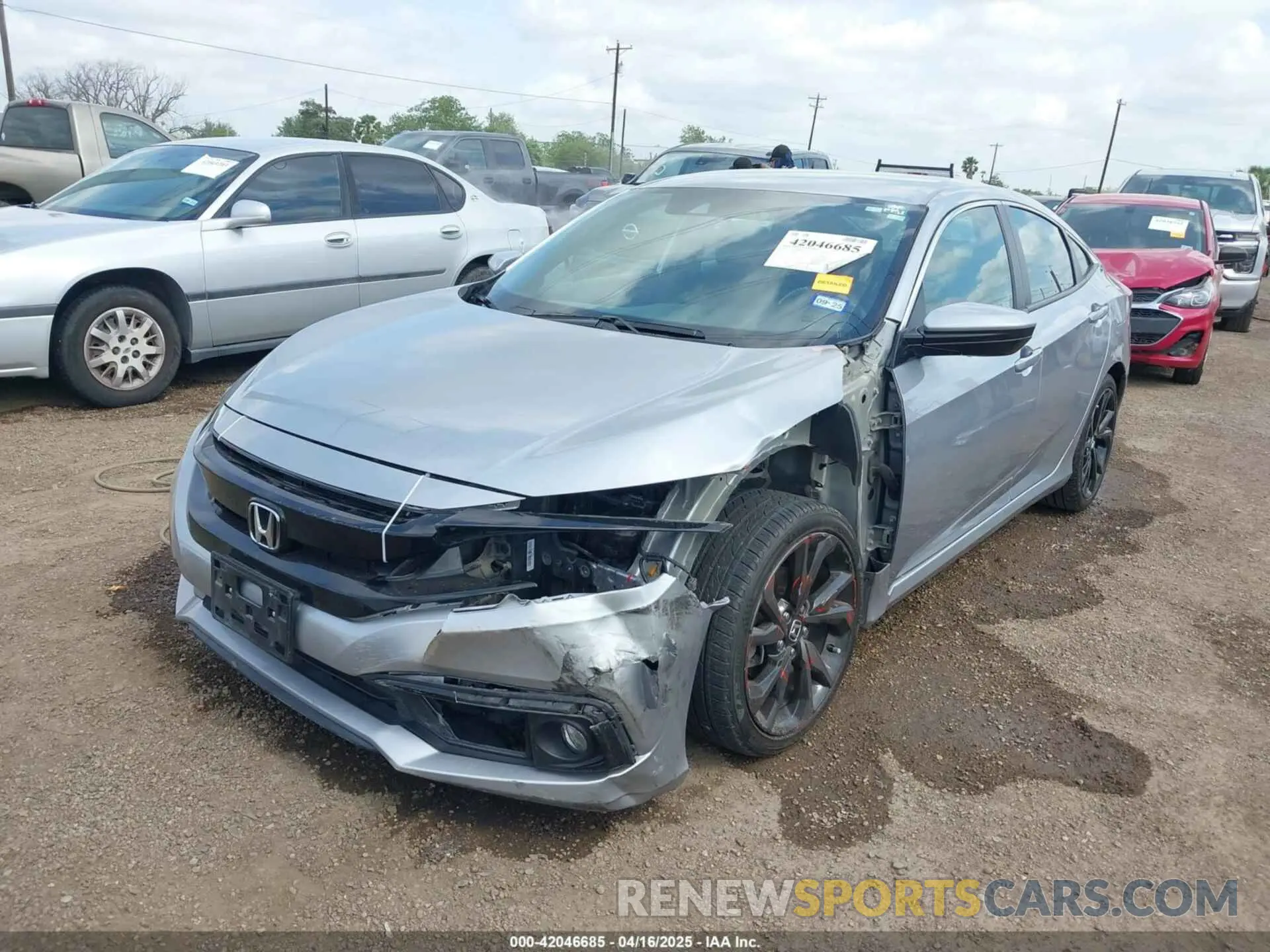 6 Фотография поврежденного автомобиля 19XFC2F81LE025737 HONDA CIVIC 2020