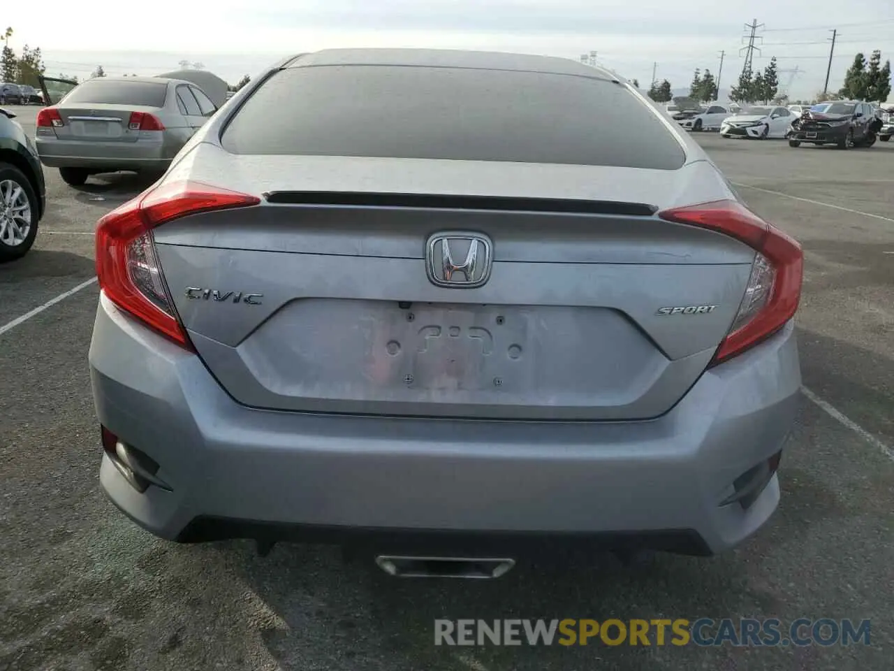 6 Photograph of a damaged car 19XFC2F81LE206515 HONDA CIVIC 2020