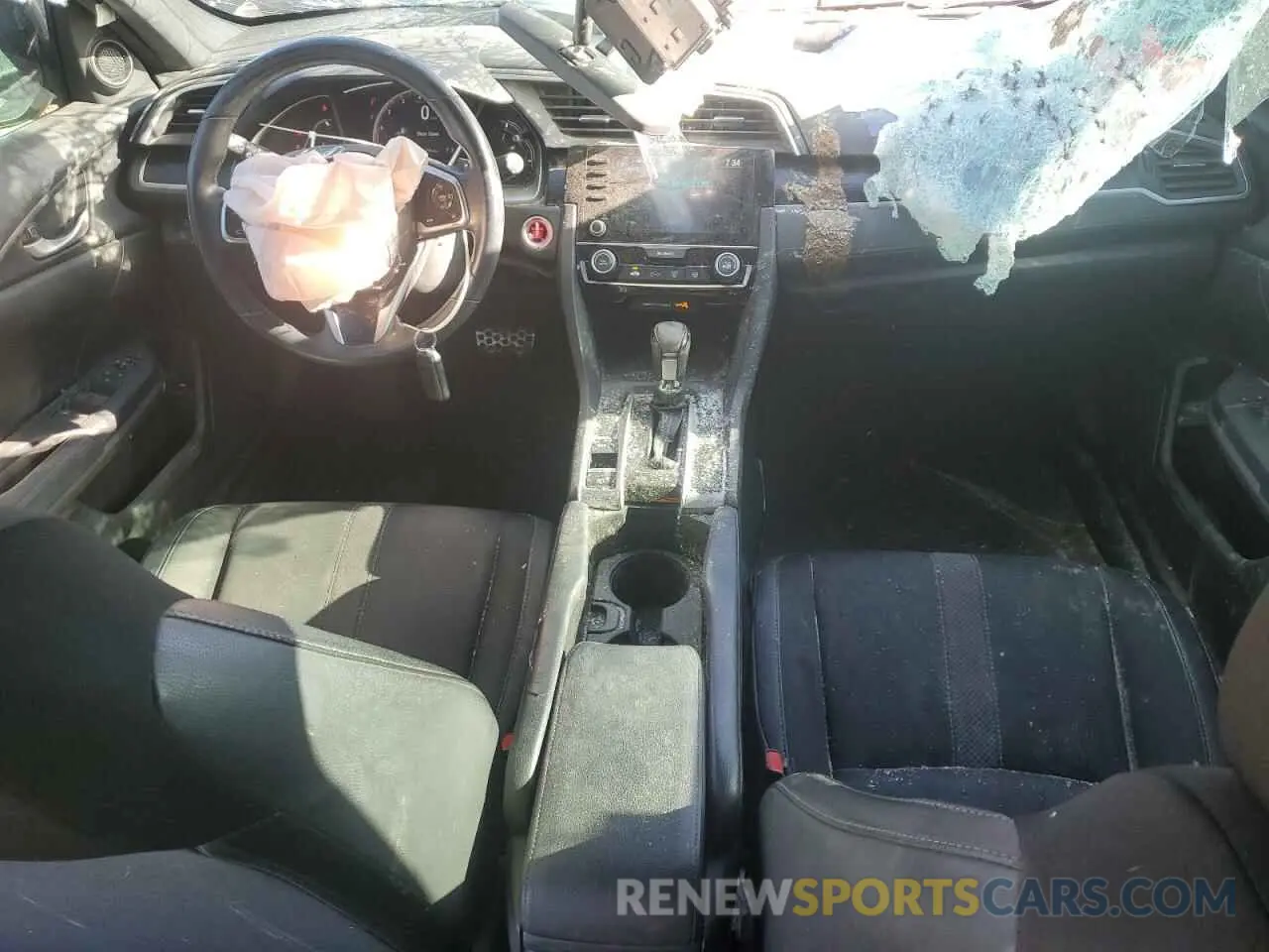 8 Фотография поврежденного автомобиля 19XFC2F82LE027769 HONDA CIVIC 2020