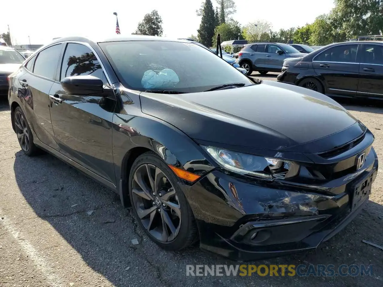 4 Photograph of a damaged car 19XFC2F82LE207432 HONDA CIVIC 2020