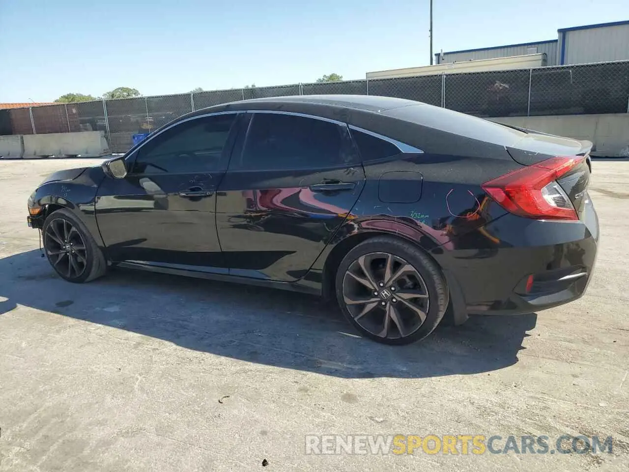 2 Фотография поврежденного автомобиля 19XFC2F82LE210203 HONDA CIVIC 2020