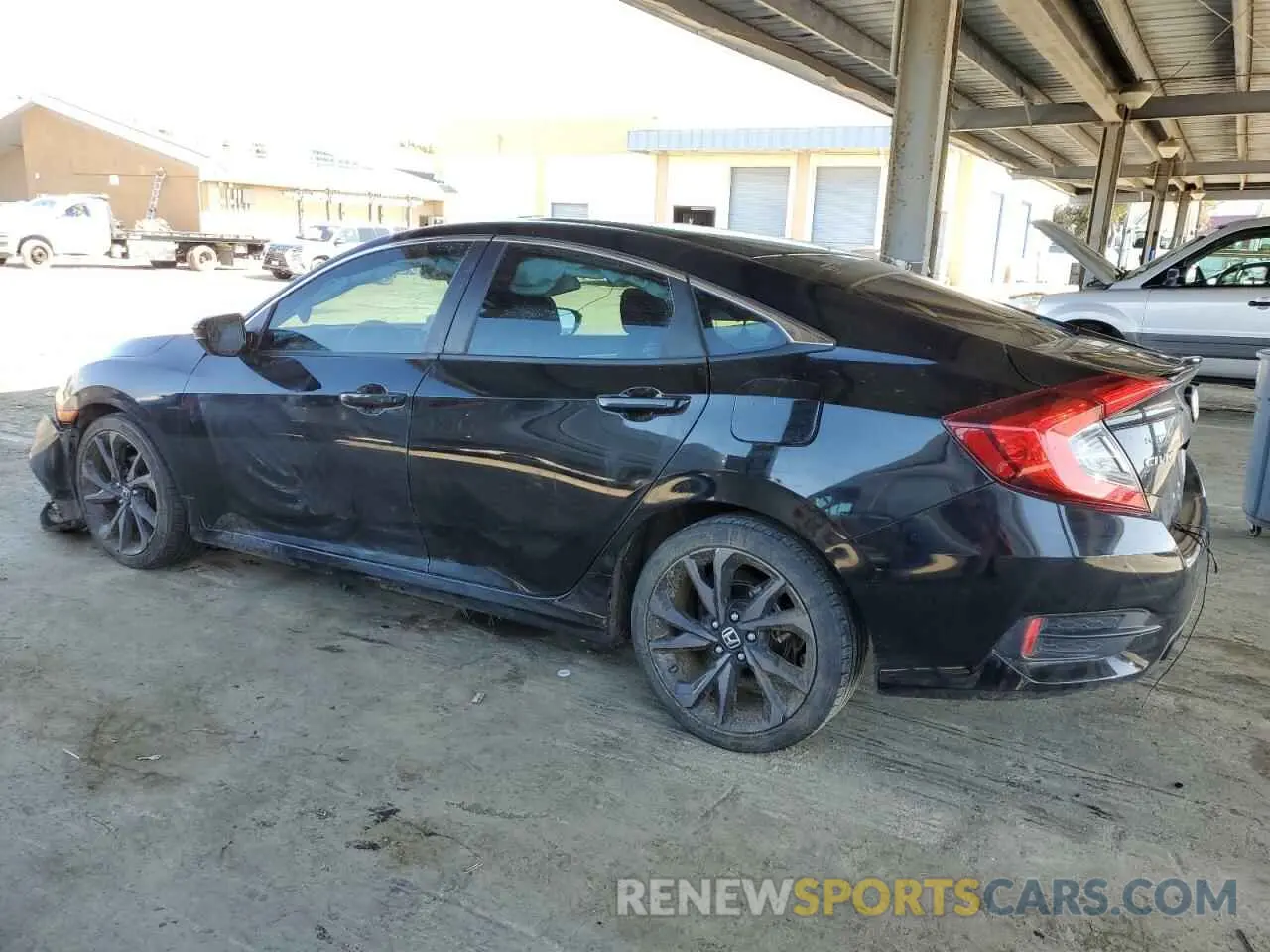 2 Фотография поврежденного автомобиля 19XFC2F82LE214199 HONDA CIVIC 2020